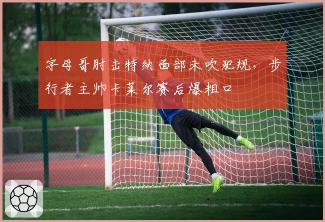 字母哥肘击特纳面部未吹犯规，步行者主帅卡莱尔赛后爆粗口